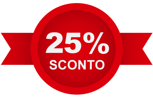 Sconto 25%